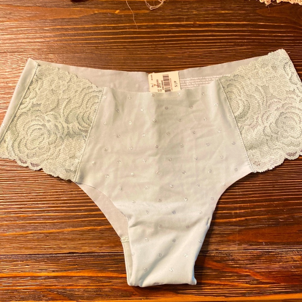 Pink Small light green cheekster panties